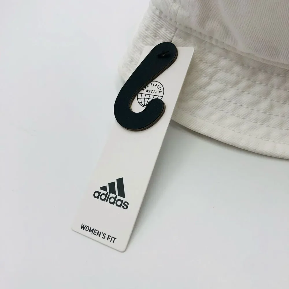 Brand New Women’s Adidas Essential‎ Bucket Hat Clear Pink White One Size